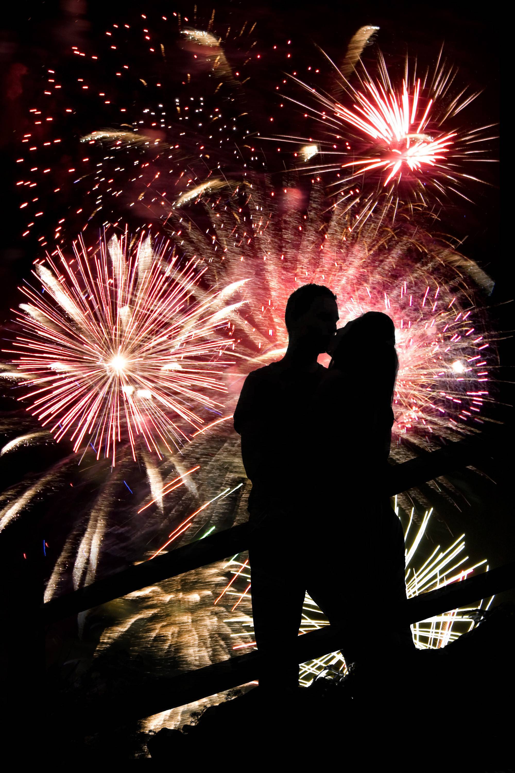 mariage feux artifice
