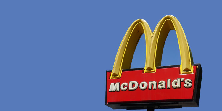 panneau logo mcdonalds