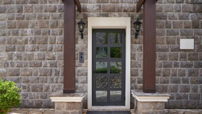 porte entree vitres
