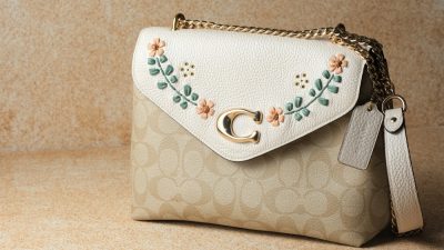sac a main coach beige