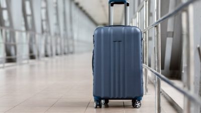 valise cabine bleue
